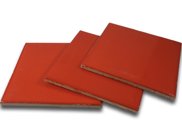 Ceramic Tile 4×4 Red Dark Sai Mosaic Art