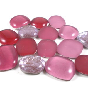Glass Mosaic Pebbles 15-18-20mm Thick